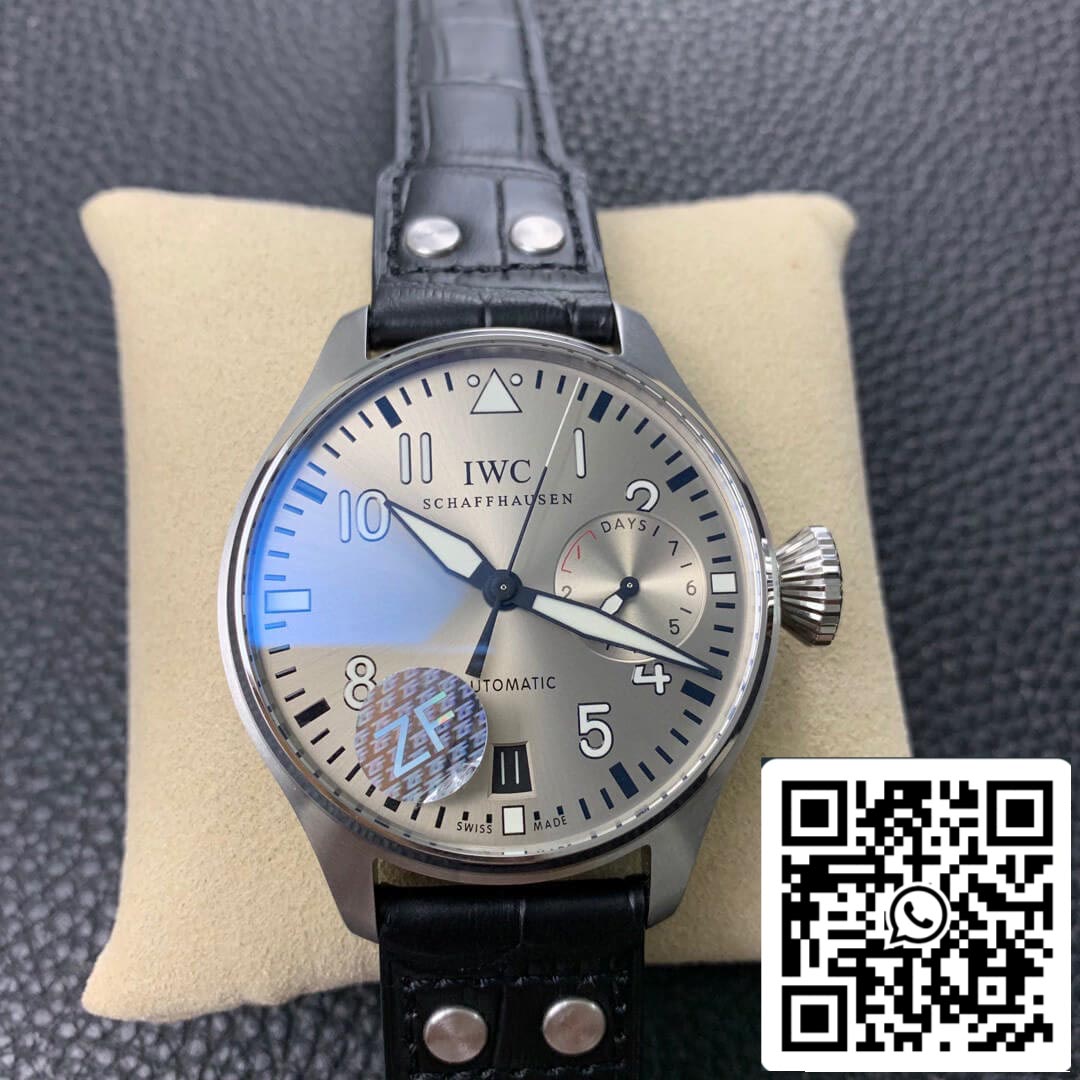 IWC Big Pilot IW500906 1:1 Best Edition ZF Factory Rhodium Dial US Replica Watch