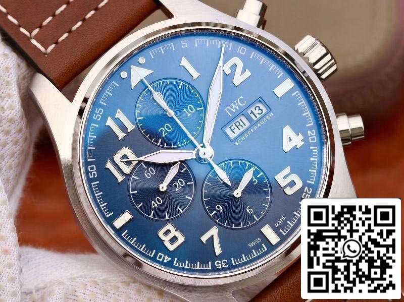 IWC Pilot Chronograph IW377714 ZF Factory Men Watches 1:1 Best Edition Swiss ETA7750 Blue Dial US Replica Watch