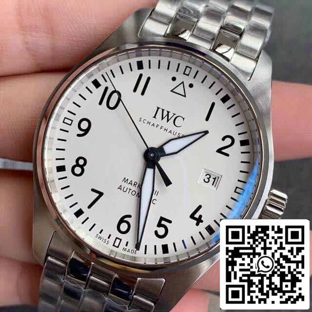 IWC Pilot IW327012 1:1 Best Edition V7 Factory White Dial US Replica Watch