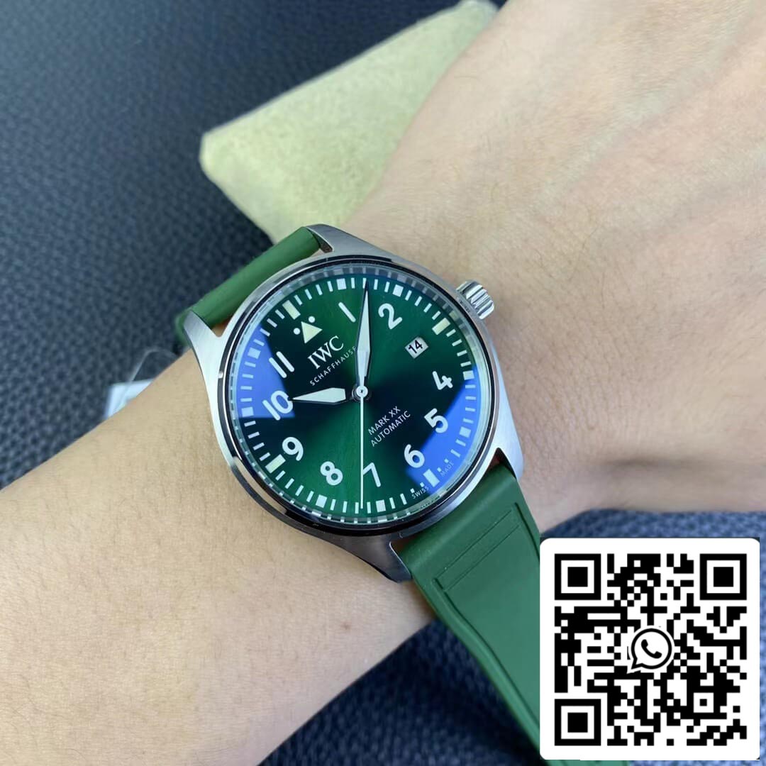 IWC Pilot IW328205 1:1 Best Edition M+ Factory Green Dial US Replica Watch