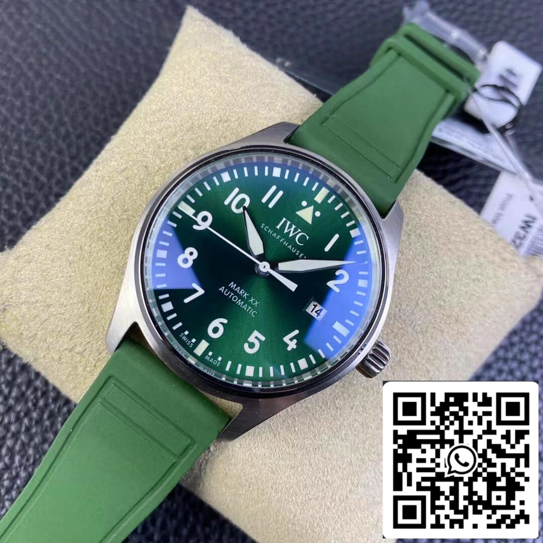 IWC Pilot IW328205 1:1 Best Edition M+ Factory Green Dial US Replica Watch