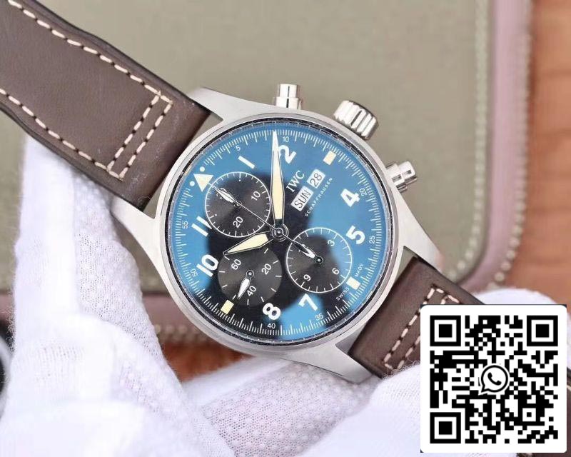 IWC Pilot IW387903 2019 New Spitfire Chronograph ZF Factory 1:1 Best Edition Stainless Steel Case Swiss ETA7750 US Replica Watch