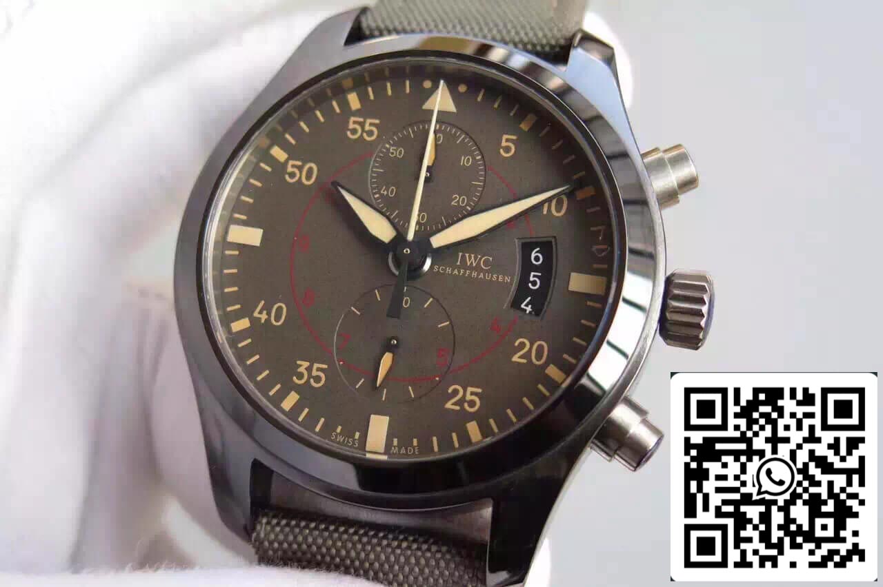 IWC Pilot IW388002 1:1 Best Edition V6 Factory Ceramics Charcoal Gray Dial US Replica Watch