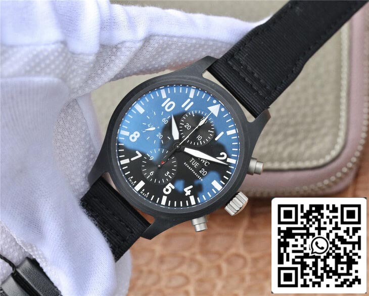 IWC Pilot IW389101 1:1 Best Edition ZF Factory Ceramics Black Dial US Replica Watch