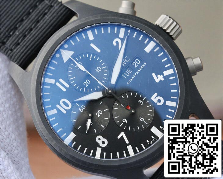 IWC Pilot IW389101 1:1 Best Edition ZF Factory Ceramics Black Dial US Replica Watch