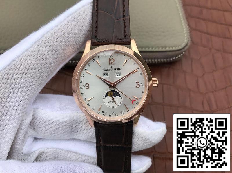 Jaeger-LeCoultre Master Calendar 1552520 KM Factory 39mm 1:1 Best Edition Swiss ETA866 18K rose gold US Replica Watch