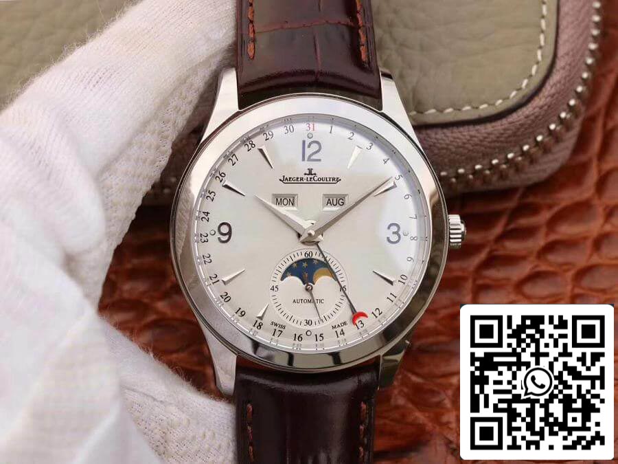 Jaeger-LeCoultre Master Calendar 1558420 OM factory 1:1 Best Edition Swiss ETA866 White dial US Replica Watch