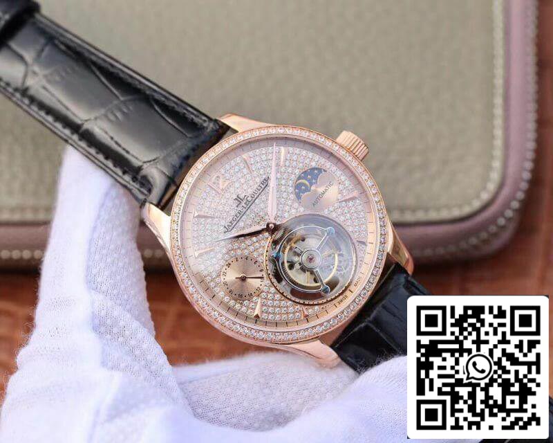 Jaeger-LeCoultre Master Complication Functions Real Tourbillon 1:1 Best Edition Swiss Hand-winding 3310 Rosegold US Replica Watch