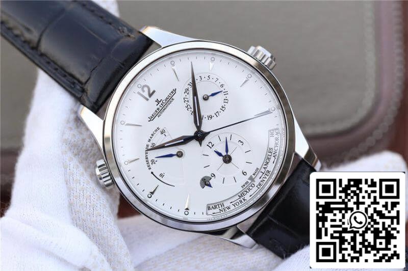 Jaeger-LeCoultre Master Geographic 1428421 1:1 Best Edition Swiss ETA939A/1 Silver Dial US Replica Watch