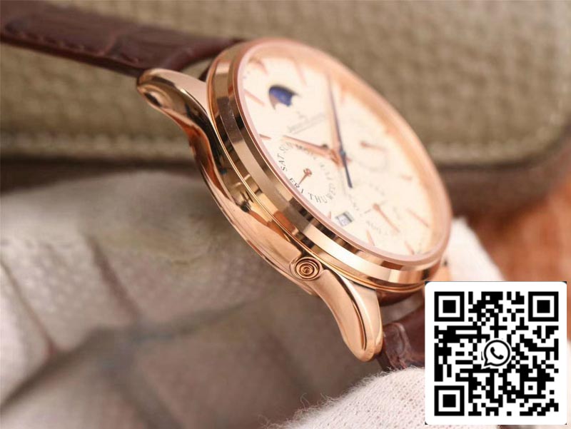 Jaeger LeCoultre Master Ultra Thin 1302520 1:1 Best Edition V9 Factory Rose Gold Swiss ETA868 US Replica Watch