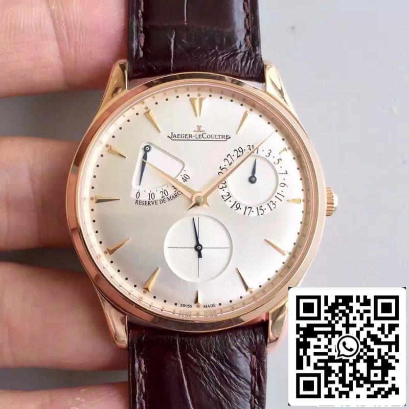 Jaeger-LeCoultre Master Ultra Thin Q1372520 ZF Factory Mechanical Watches 1:1 Best Edition Swiss ETA938 18K rose gold US Replica Watch