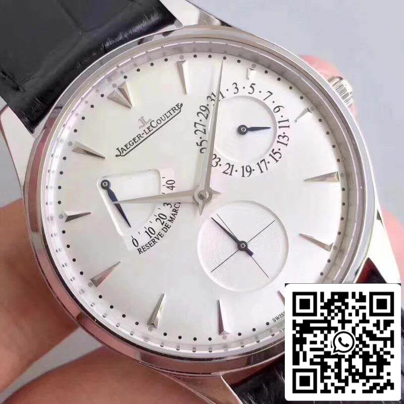 Jaeger-LeCoultre Master Ultra Thin Q1378420 ZF Factory 1:1 Best Edition Swiss ETA938 White Dial US Replica Watch