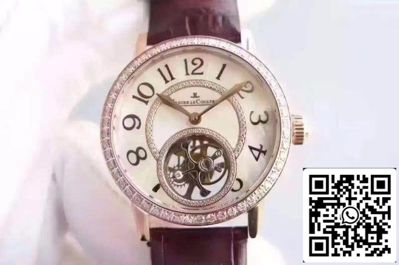 Jaeger-LeCoultre Rendez-Vous Tourbillon Dating 1:1 Best Edition Swiss ETA9015 US Replica Watch