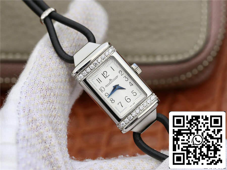 Jaeger LeCoultre Reverso 1:1 Best Edition MG Factory Stainless Steel White Dial US Replica Watch