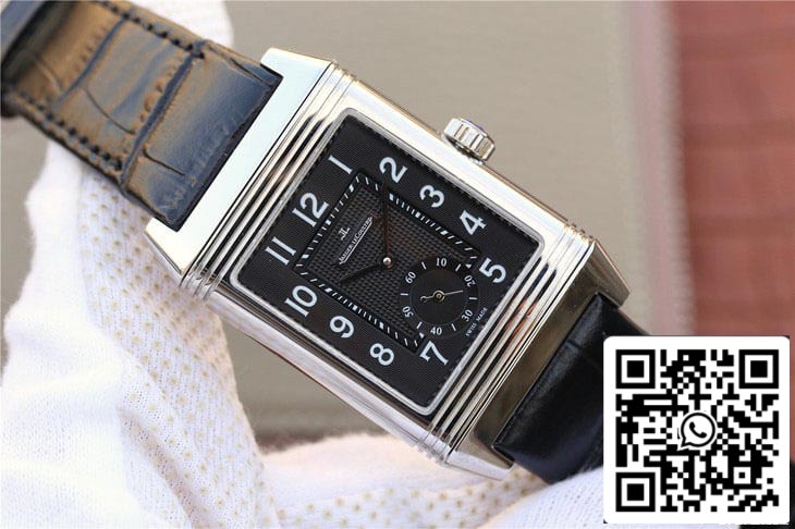 Jaeger LeCoultre Reverso Q3738470 1:1 Best Edition Black Dial US Replica Watch