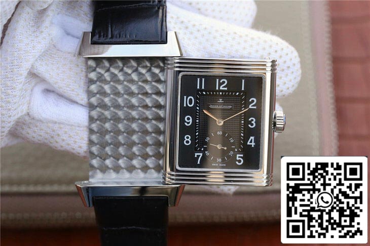 Jaeger LeCoultre Reverso Q3738470 1:1 Best Edition Black Dial US Replica Watch