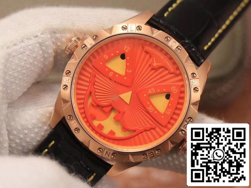 Konstantin Chaykin Joker Halloween 1:1 Best Edition TW Factory Orange Dial Swiss ETA2824-2 US Replica Watch