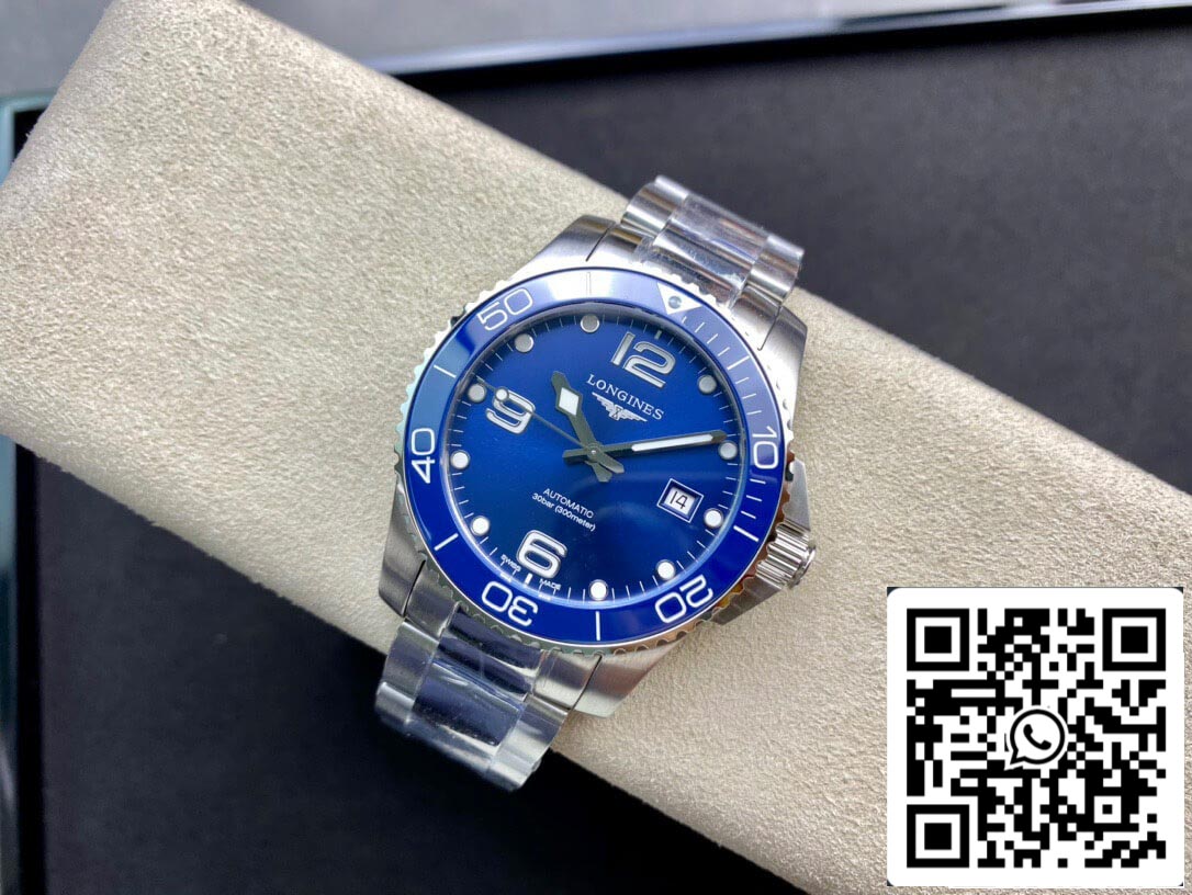 Longines HydroConquest L3.841.4.96.6 1:1 Best Edition ZF Factory blue dial Swiss L888.2 US Replica Watch