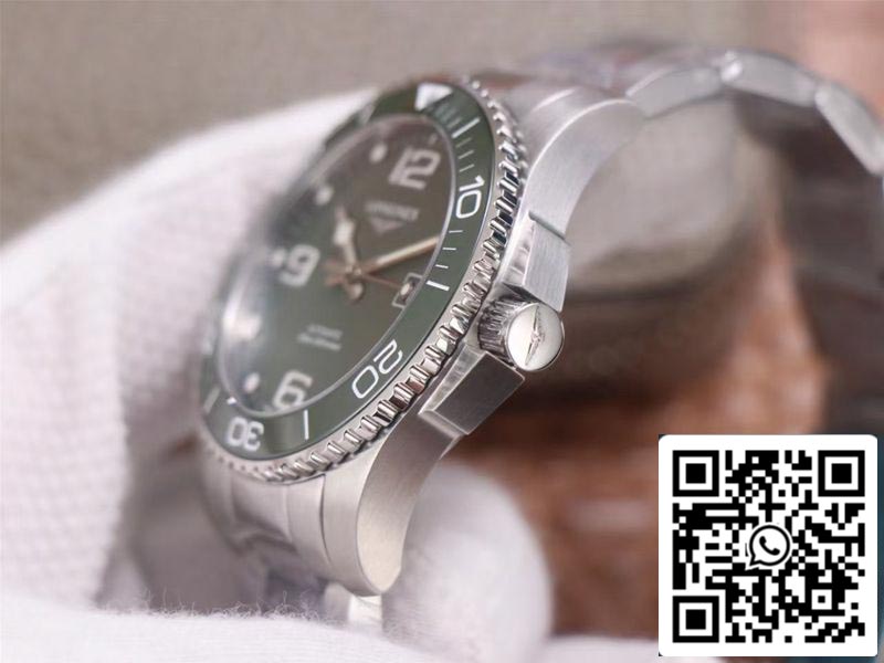 Longines Hydroconquest L3.781.4.06.6 1:1 Best Edition ZF Factory Green Dial Swiss L888.2 US Replica Watch