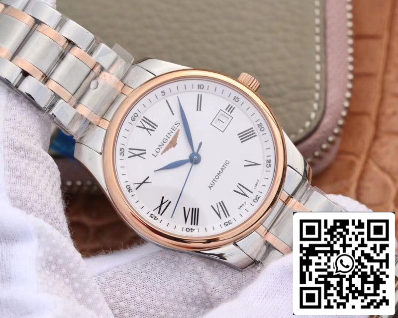 Longines Master Collection L2.793.5.11.7 1:1 Best Edition V9 factory white dial Swiss Cal.L888 US Replica Watch