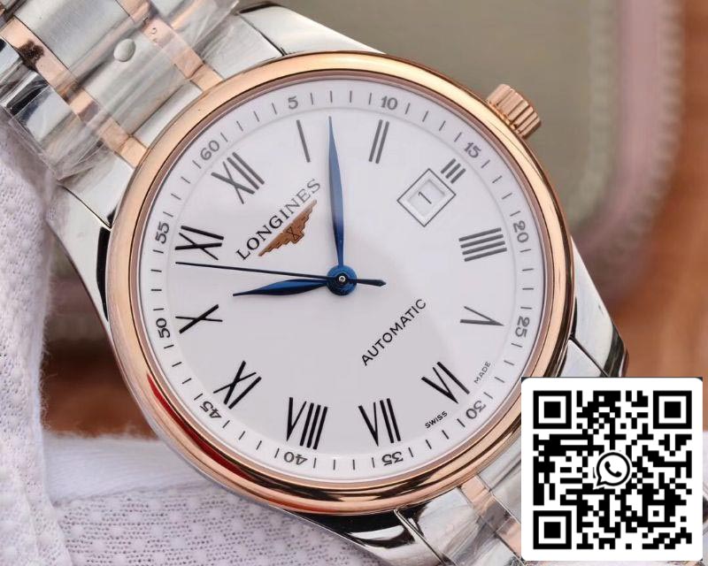 Longines Master Collection L2.793.5.11.7 1:1 Best Edition V9 factory white dial Swiss Cal.L888 US Replica Watch