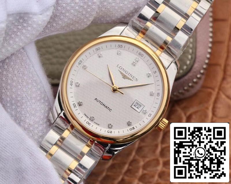 Longines Master Collection L2.793.5.97.7 1:1 Best Edition V9 factory yellow gold bezel Swiss Cal.L888 US Replica Watch