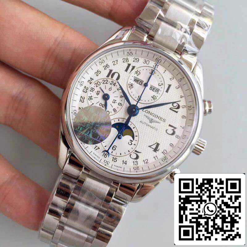 Longines Master Moonphase L2.673.4.78.6 JF factory 1:1 Best Edition Swiss ETA7751 US Replica Watch