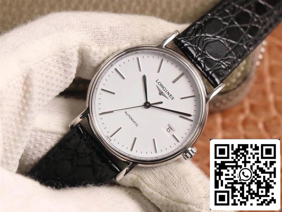 Longines Presence L4.790.4.12.2 1:1 Best Edition KY factory White Dial US Replica Watch