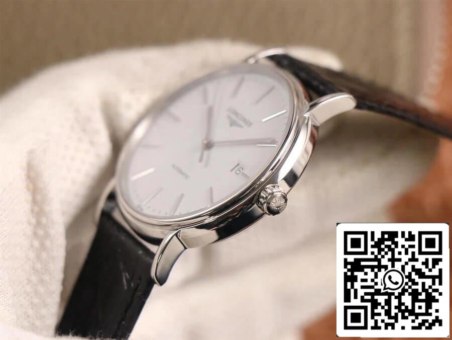 Longines Presence L4.790.4.12.2 1:1 Best Edition KY factory White Dial US Replica Watch