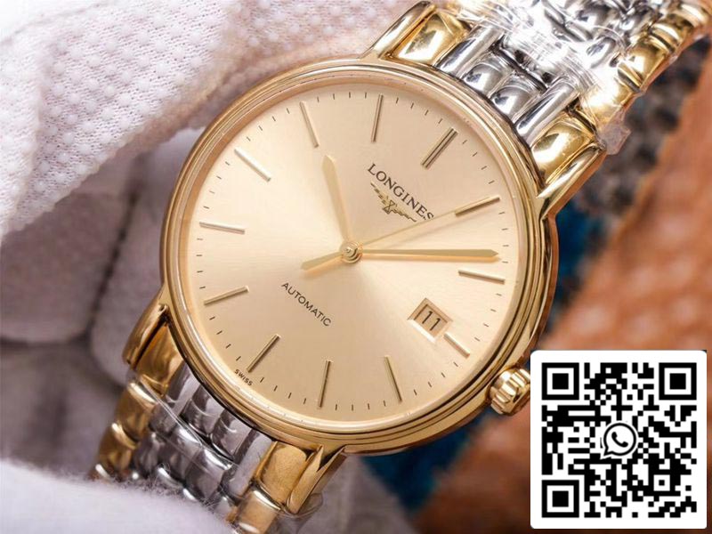 Longines Presence L4.921.2.32.7 1:1 Best Edition RM Factory Champagne Dial Swiss ETA2892 US Replica Watch