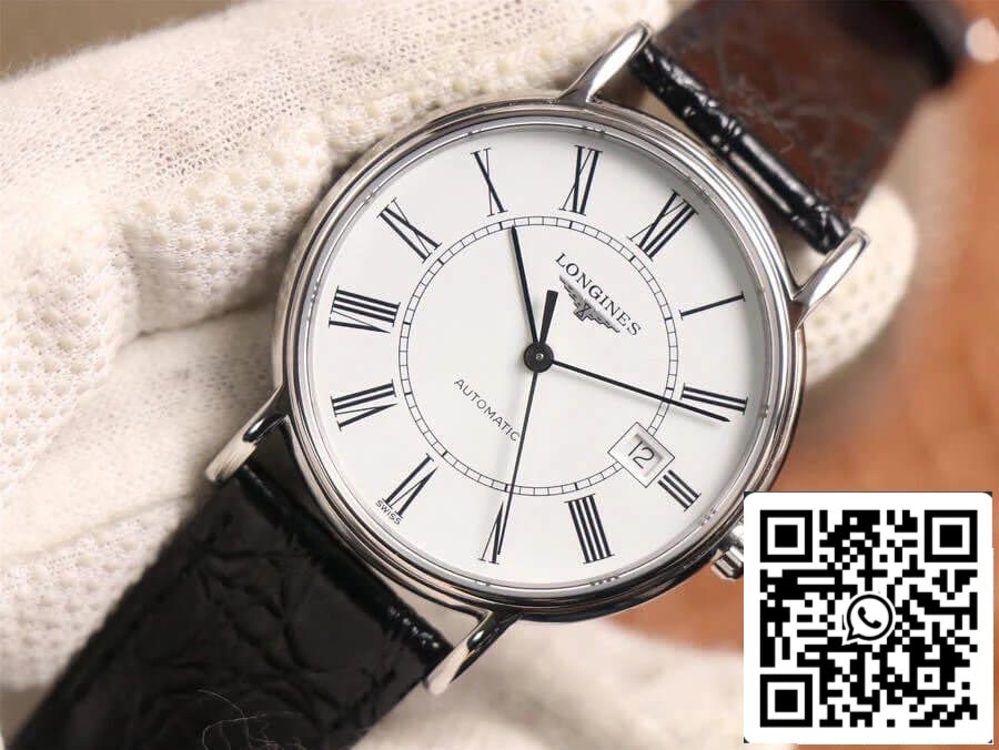 Longines Presence L4.921.4.11.2 1:1 Best Edition KY factory White Dial US Replica Watch