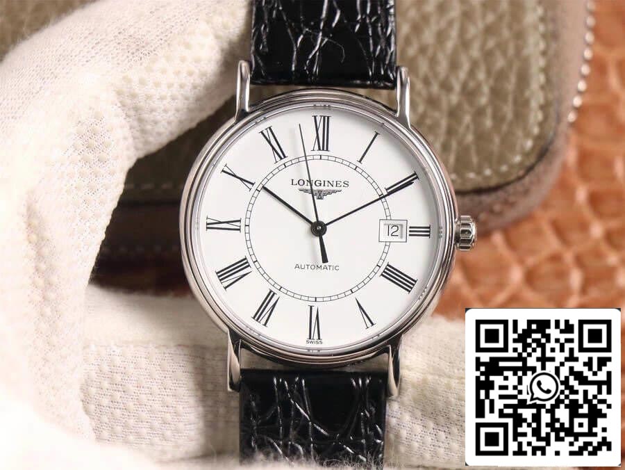 Longines Presence L4.921.4.11.2 1:1 Best Edition KY factory White Dial US Replica Watch