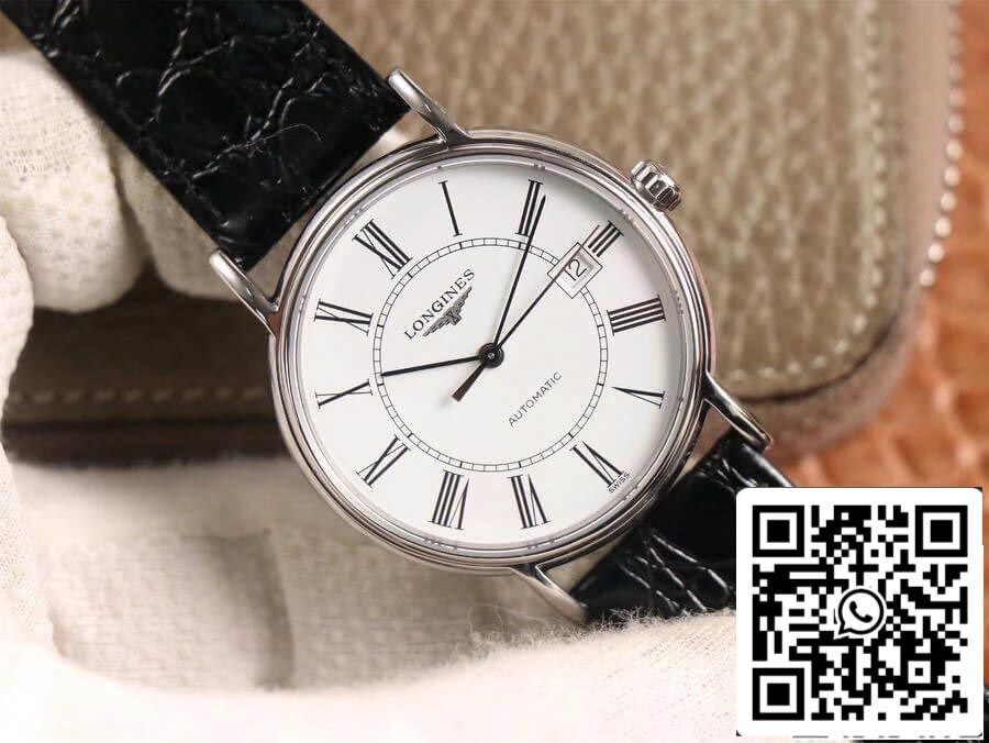 Longines Presence L4.921.4.11.2 1:1 Best Edition KY factory White Dial US Replica Watch