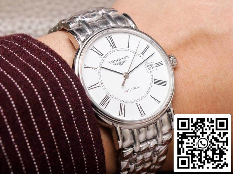 Longines Presence L4.921.4.11.6 1:1 Best Edition RM Factory White Dial Swiss ETA2892 US Replica Watch