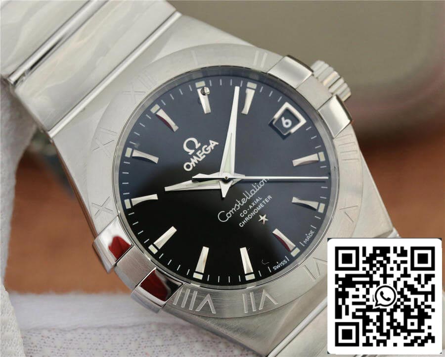 Omega Constellation 123.10.38.21.01.001 1:1 Best Edition VS Factory Black Dial US Replica Watch