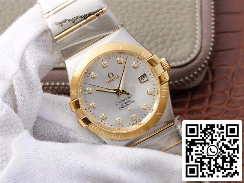 Omega Constellation 123.20.38.21.52.002 V6 Factory 1:1 Best Edition Swiss ETA9015 US Replica Watch