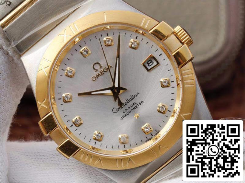 Omega Constellation 123.20.38.21.52.002 V6 Factory 1:1 Best Edition Swiss ETA9015 US Replica Watch