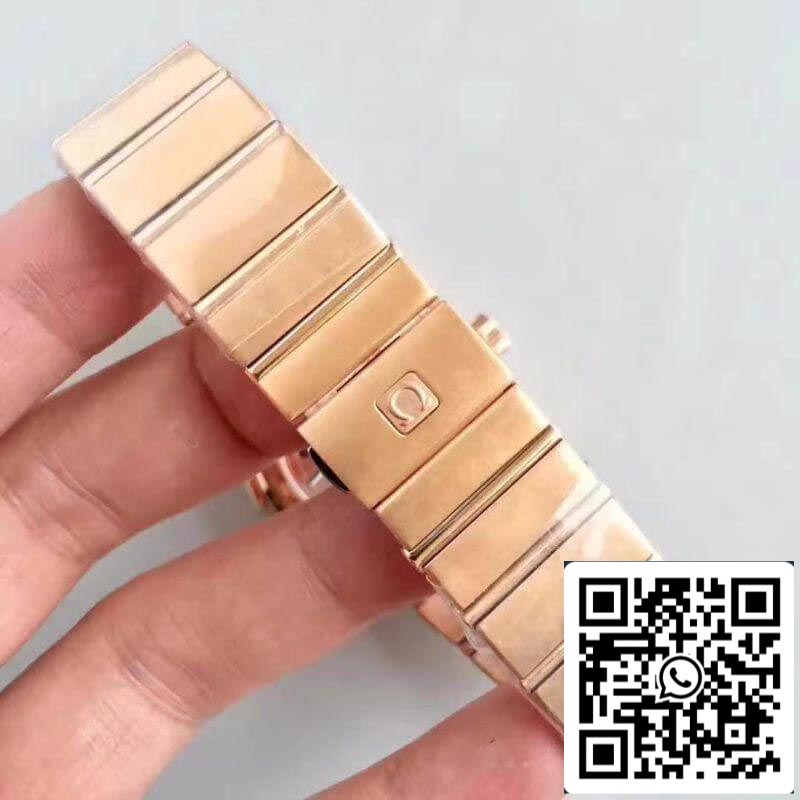 Omega Constellation 123.25.38.21.52.001 3S Factory 1:1 Best Edition Swiss ETA8500 18K Rose Gold Bracelet US Replica Watch