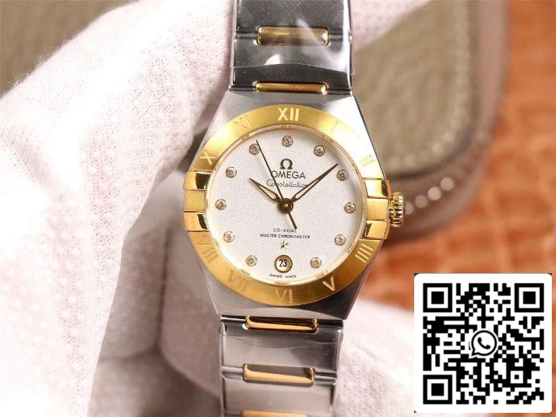 Omega Constellation 131.20.29.20.52.002 1:1 Best Edition 3S Factory V5 White Dial US Replica Watch