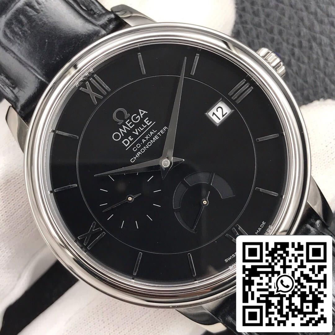 Omega De Ville 424.13.40.21.01.001 1:1 Best Edition ZF Factory Black Dial US Replica Watch