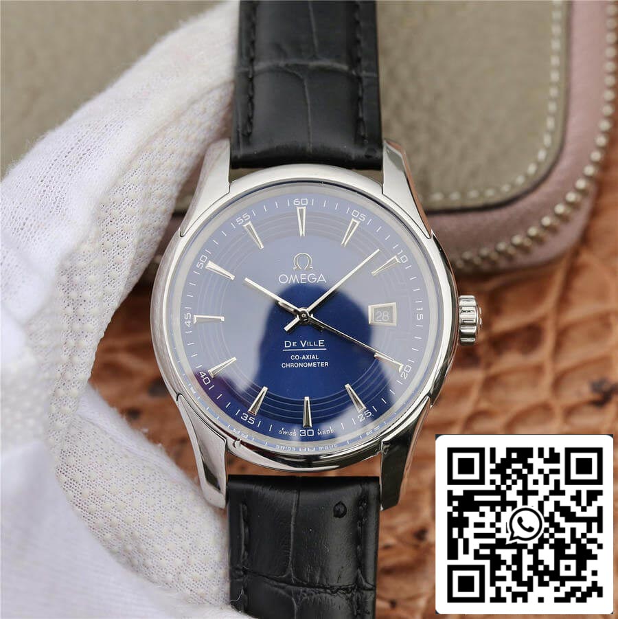 Omega De Ville 431.33.41.21.03.001 1:1 Best Edition VS Factory Dark Blue Dial US Replica Watch