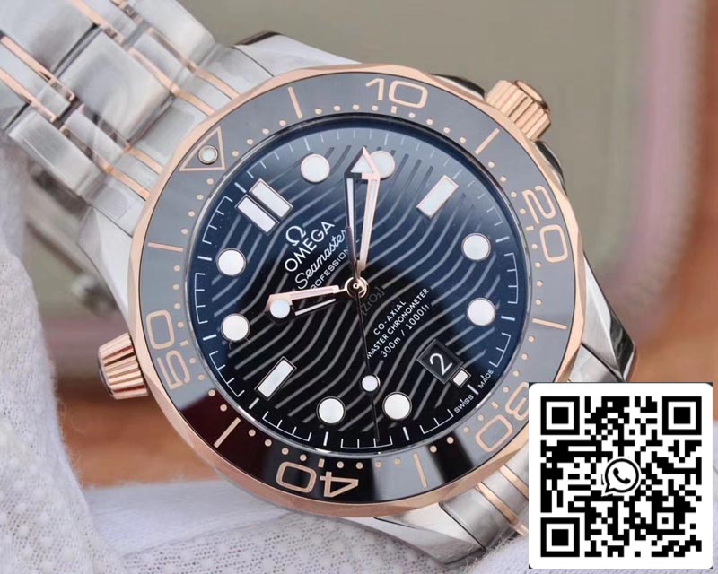 Omega Seamaster 210.20.42.20.01.001 1:1 Best Edition VS Factory Black Dial Swiss ETA8800 US Replica Watch