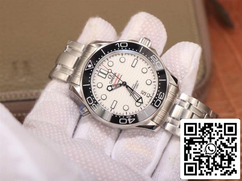 Omega Seamaster 210.30.42.20.04.001 300M 1:1 Best Edition VS factory White Ceramic Dial Swiss 8800 US Replica Watch