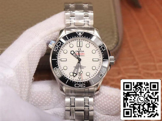 Omega Seamaster 210.30.42.20.04.001 300M 1:1 Best Edition VS factory White Ceramic Dial Swiss 8800 US Replica Watch