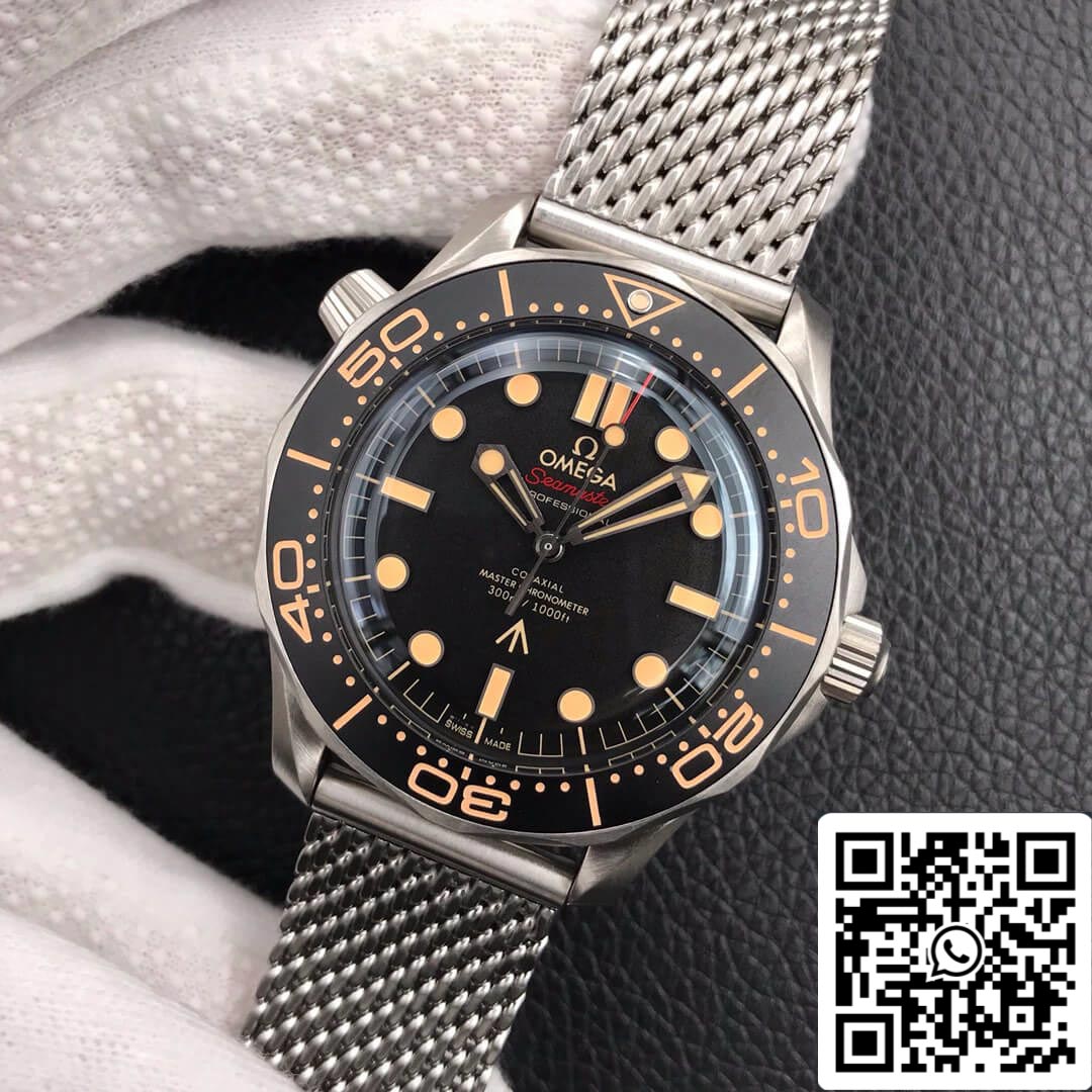 Omega Seamaster 210.90.42.20.01.001 James Bond 007 1:1 Best Edition VS Factory Titanium Metal US Replica Watch