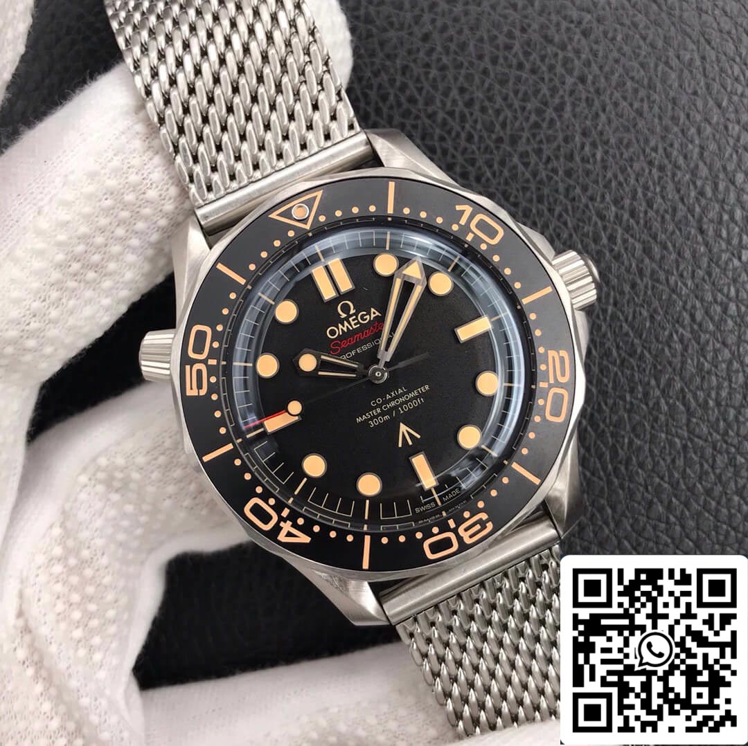 Omega Seamaster 210.90.42.20.01.001 James Bond 007 1:1 Best Edition VS Factory Titanium Metal US Replica Watch