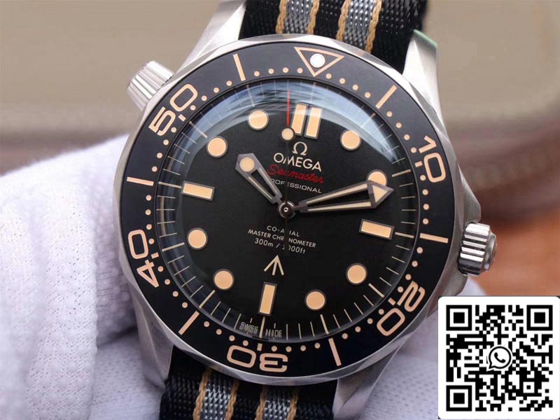 Omega Seamaster 210.92.42.20.01.001 1:1 Best Edition James Bond 007 VS Factory Black Dial US Replica Watch