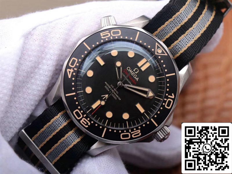 Omega Seamaster 210.92.42.20.01.001 1:1 Best Edition James Bond 007 VS Factory Black Dial US Replica Watch