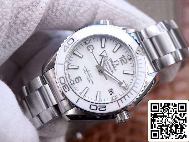 Omega Seamaster 215.30.40.20.04.001 Planet Ocean 600M 1:1 Best Edition VS Factory White Dial US Replica Watch