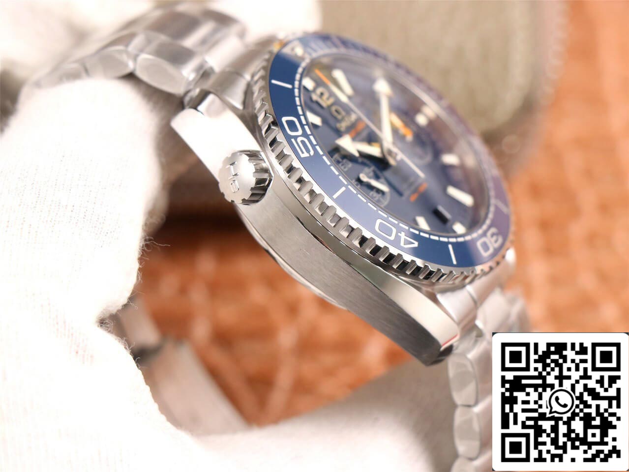 Omega Seamaster 215.30.46.51.03.001 1:1 Best Edition OM Factory V3 Blue Ceramic Bezel US Replica Watch